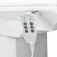Kozmetické elektrické kreslo Azzurro 891 biele Kozmetické elektrické kreslo Azzurro 891 biele