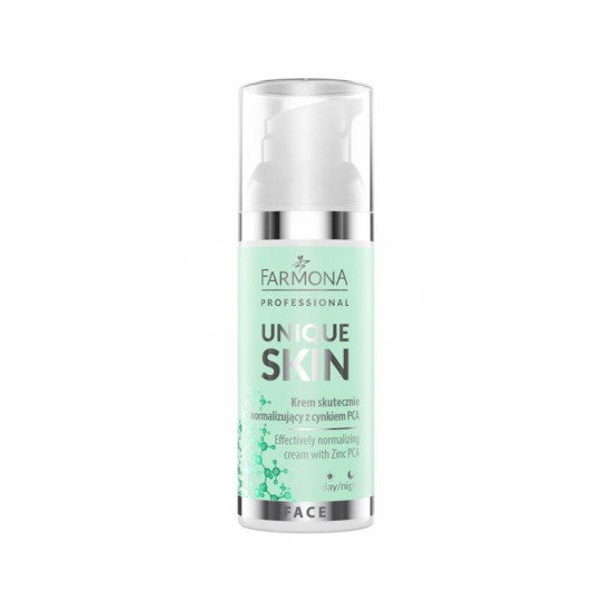 Farmona Unique skin účinne normalizujúci krém so zinkom PCA 50ml Farmona Unique skin účinne normalizujúci krém so zinkom PCA 50ml