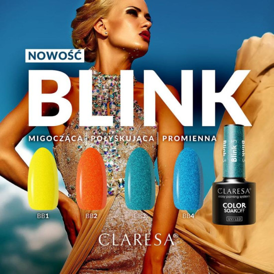 Gél lak na nechty Claresa Blink 4, 5 g Gél lak na nechty Claresa Blink 4, 5 g