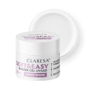 Claresa stavebný gél na nechty Soft&Easy gel Milk white 90g