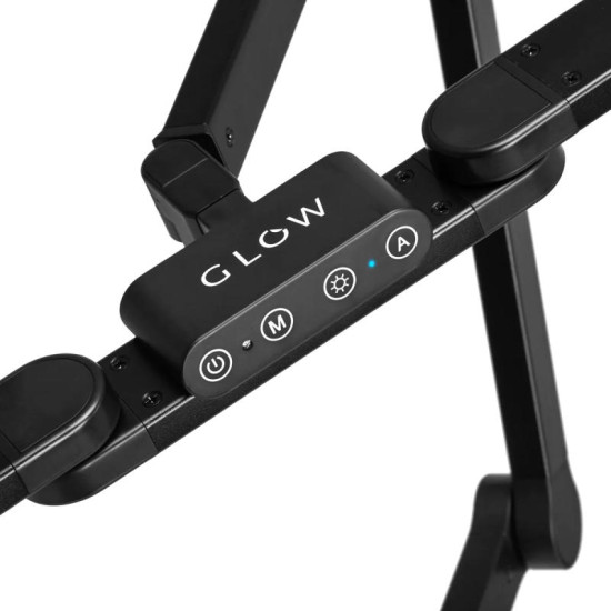 Stolná kozmetická lampa Glow L 04 čierna