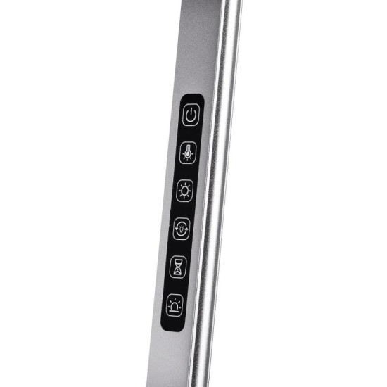 Terapeutická LED lampa Yoga 22W strieborná