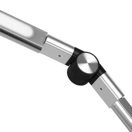 Terapeutická LED lampa Yoga 22W strieborná