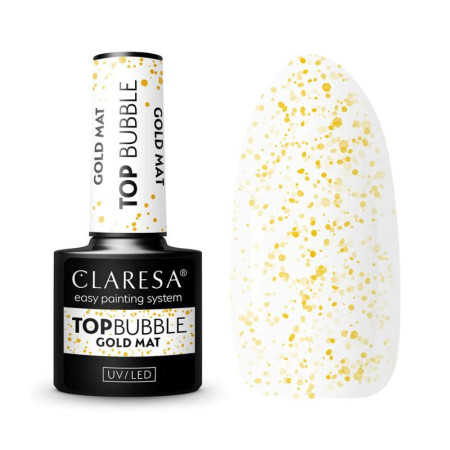Claresa Top Bubble Gold Matt no wipe 5g