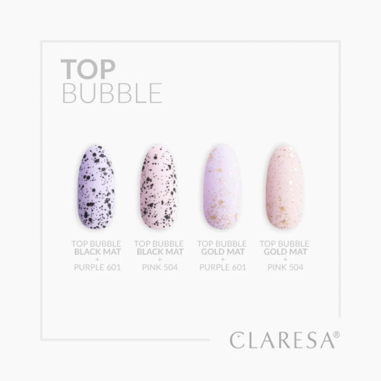 Claresa Top Bubble Gold Matt no wipe 5g Claresa Top Bubble Gold Matt no wipe 5g