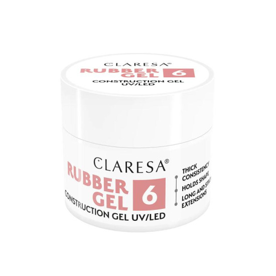 Claresa Rubber gél na nechty 6 -12 g