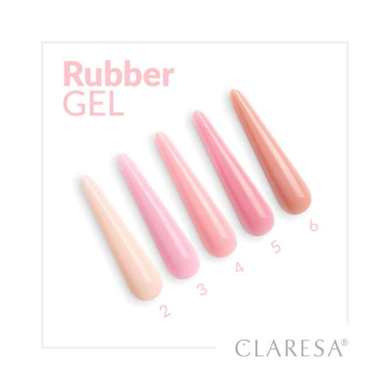 Claresa Rubber gél na nechty 6 -12 g