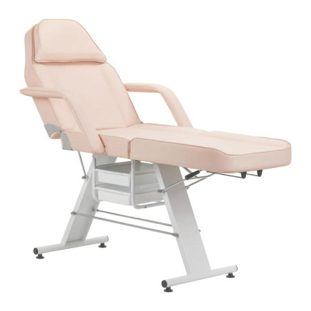 Kozmetické kreslo Basic 202 s miskami ružové