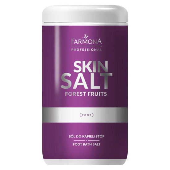Voňavá soľ na nohy Farmona Skin Salt lesné ovocie 1400g