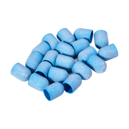 Exo brúsne kotúčiky Hard Cup stredné modré 10mm /220 20ks