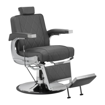 Kadernícke kreslo Hair System BM88066 šedé