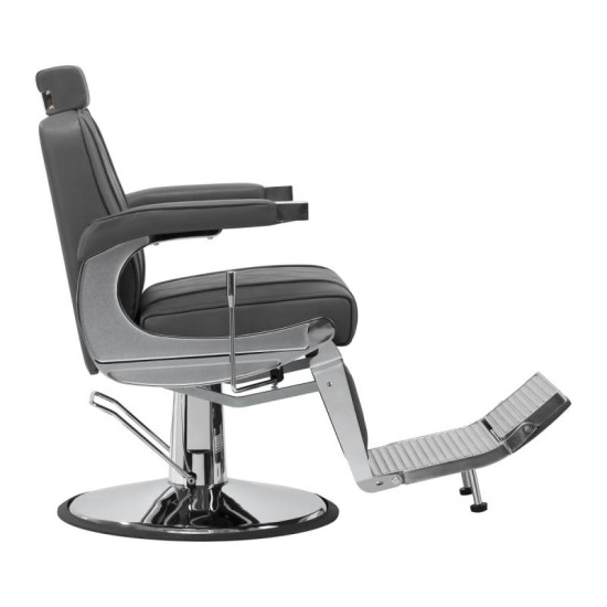 Kadernícke kreslo Hair System BM88066 šedé