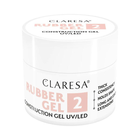 Claresa stavebný gél Rubber 2 45g