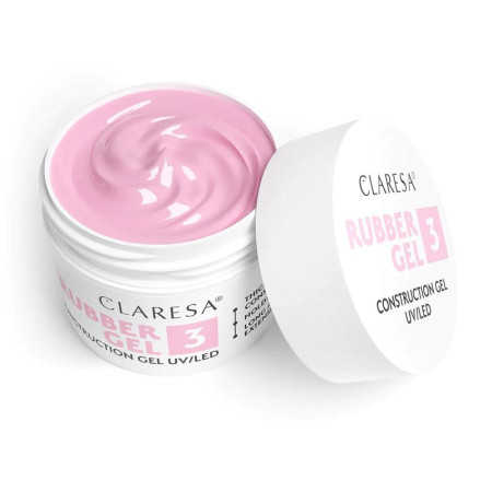 Claresa stavebný gél Rubber 3 45g