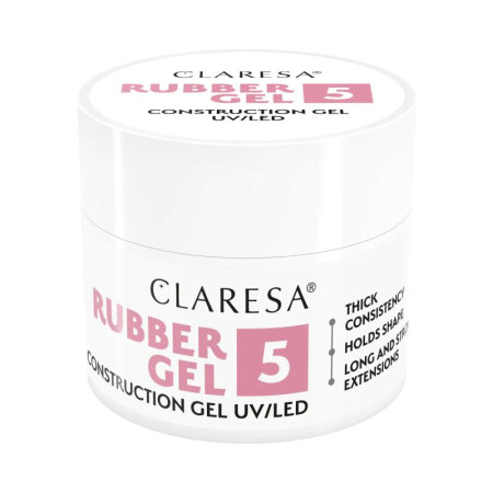 Claresa stavebný gél Rubber 5 90g