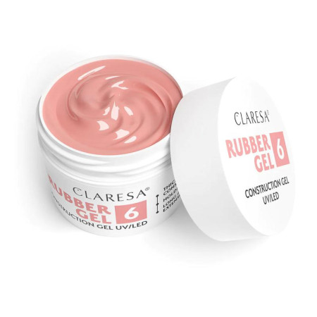 Claresa stavebný gél Rubber 6 90g