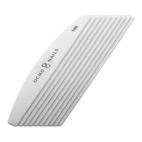 Ocho výmenné brúsne papiere zrnitosť 100 pre kovovú základňu 10 ks Ocho výmenné brúsne papiere zrnitosť 100 pre kovovú základňu 10 ks