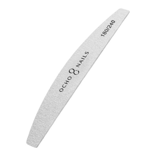 Ocho Nails Pilník na nechty Crescent slim file 180/240 10ks Ocho Nails Pilník na nechty Crescent slim file 180/240 10ks
