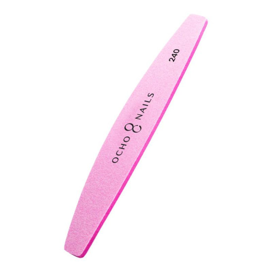Ocho Nails náhradné papieriky pre polmesiacový kovový pilník 240 10ks Ocho Nails náhradné papieriky pre polmesiacový kovový pilník 240 10ks