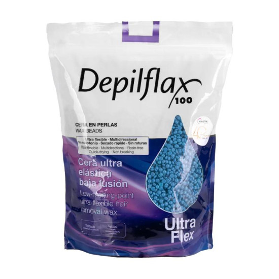 Depilačný vosk Depilflax100 Ultraflex Blue 1kg