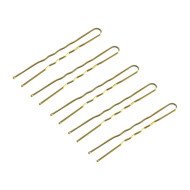 Kadernícke sponky na vlasy E-57 120 ks 5,6 cm zlaté