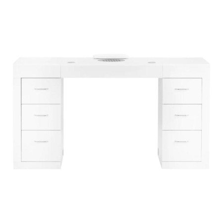 Manikérsky stôl 324 so zásuvkami, biely