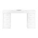 Manikérsky stôl 324 so zásuvkami, biely