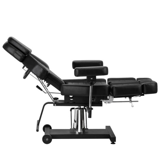Hydraulické kreslo na tetovanie Pro Ink 601A čierne Hydraulické kreslo na tetovanie Pro Ink 601A čierne