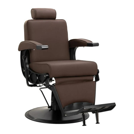 Barberské kreslo Gabbiano Continental hnedé
