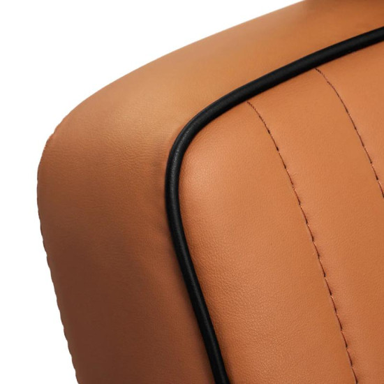 Barberské kreslo Gabbiano Visionerio svetlo-hnedé