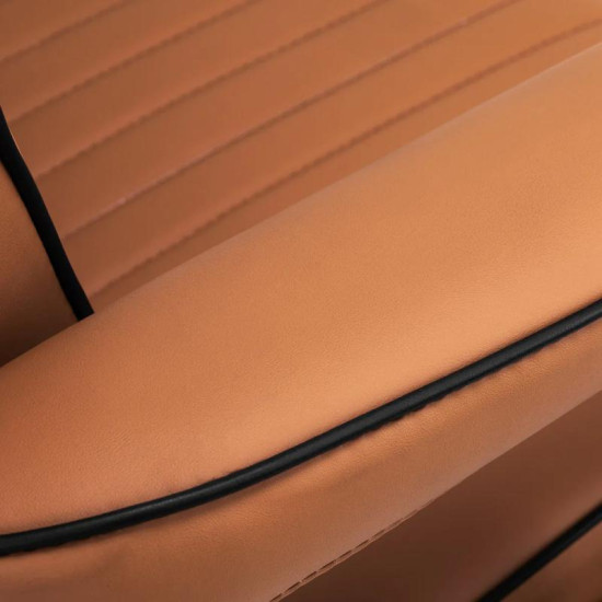 Barberské kreslo Gabbiano Visionerio svetlo-hnedé