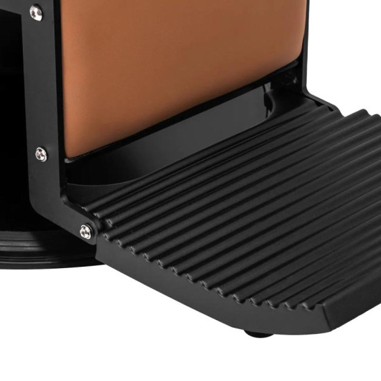 Barberské kreslo Gabbiano Visionerio svetlo-hnedé