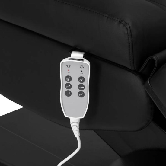 Kozmetické kreslo Azzurro Lux 3 motorové čierne