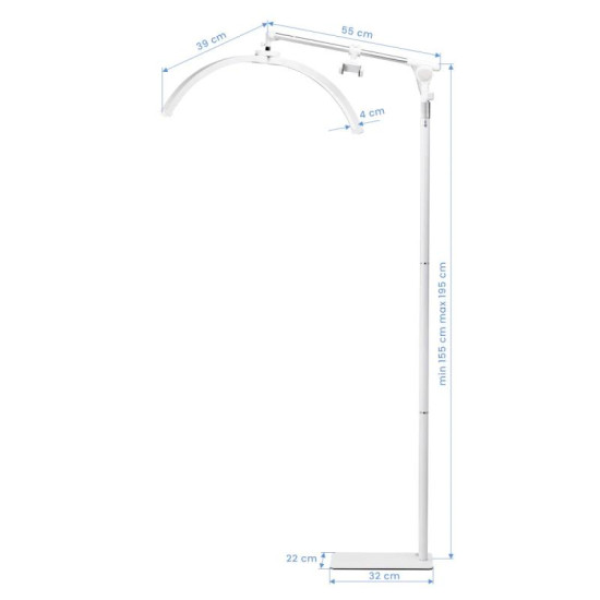 Lampa na riasy GLOW FX07 biela Lampa na riasy GLOW FX07 biela