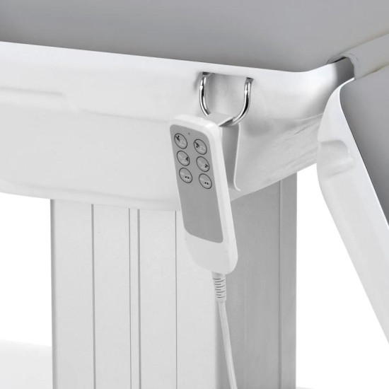 Elektrické kozmetické kreslo SILLON Eclipse 3 motory sivé Elektrické kozmetické kreslo SILLON Eclipse 3 motory sivé