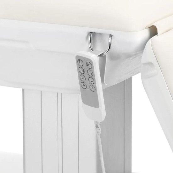 Elektrické kozmetické kreslo SILLON Eclipse 4 motory biele Elektrické kozmetické kreslo SILLON Eclipse 4 motory biele
