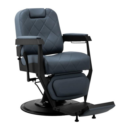 Barberské kreslo Gabbiano Bruno s čiernym rámom Graphite