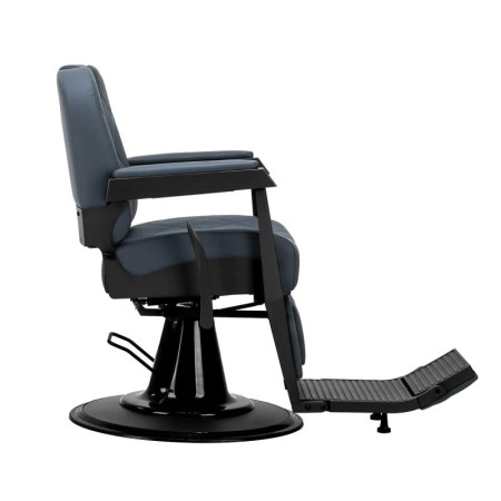 Barberské kreslo Gabbiano Bruno s čiernym rámom Graphite