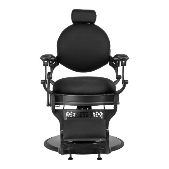 Barberské kreslo Gabbiano Niccolo cierne Barberské kreslo Gabbiano Niccolo cierne