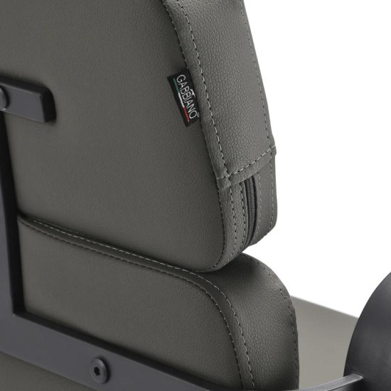 Kadernícke kreslo Gabbiano Porto sivo-sivé