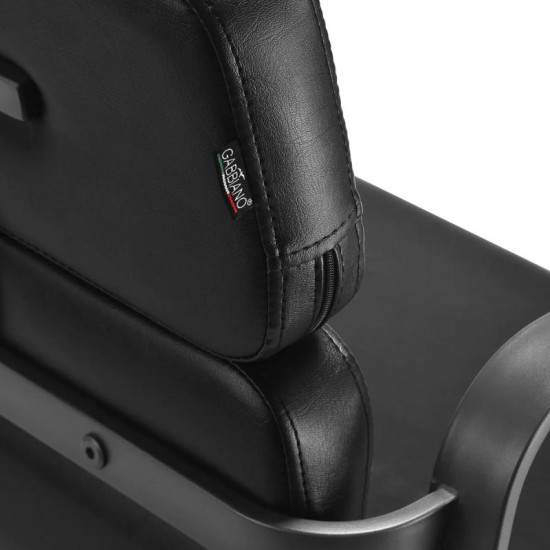 Kadernícke kreslo Gabbiano Porto sivo-čierne