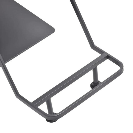 Kadernícke kreslo Gabbiano Porto sivo-čierne