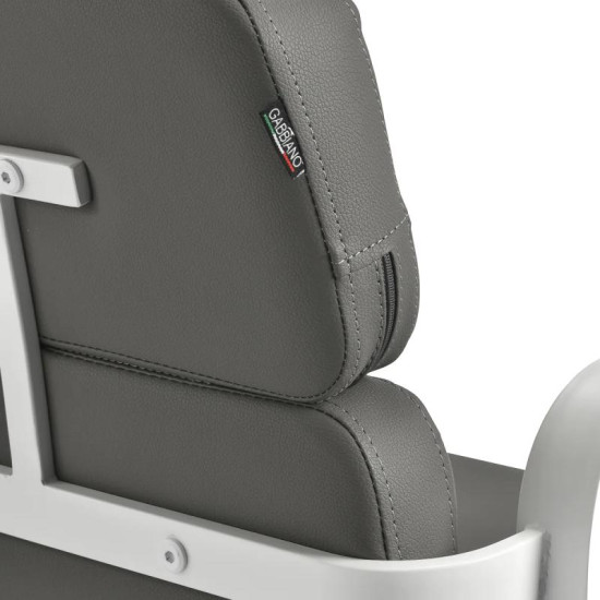 Kadernícke kreslo Gabbiano Porto bielo-sivá