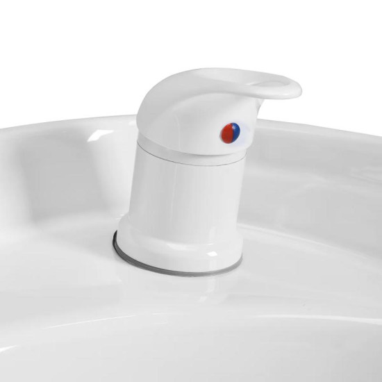 Kadernícky umývací box Gabbiano Porto bielo- čierny