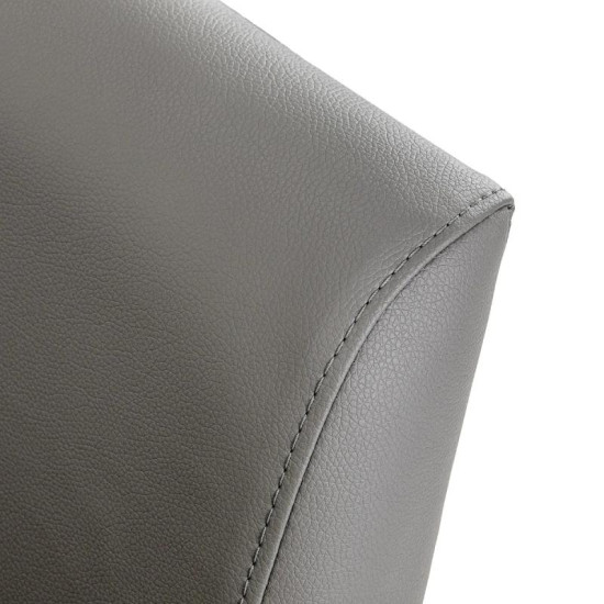 Kadernícke kreslo Gabbiano Lucca sivé