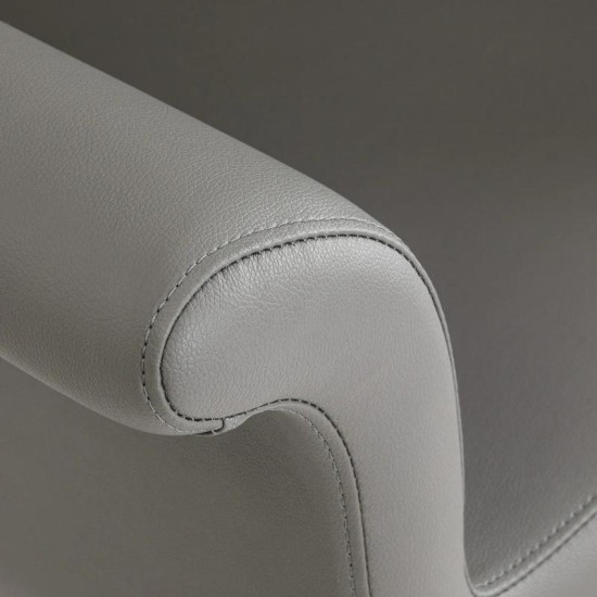 Kadernícke kreslo Gabbiano Lucca sivé