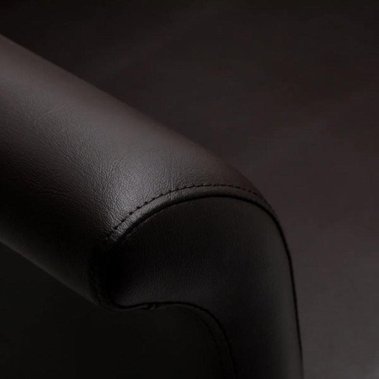 Kadernícké kreslo Gabbiano Lucca hnedé