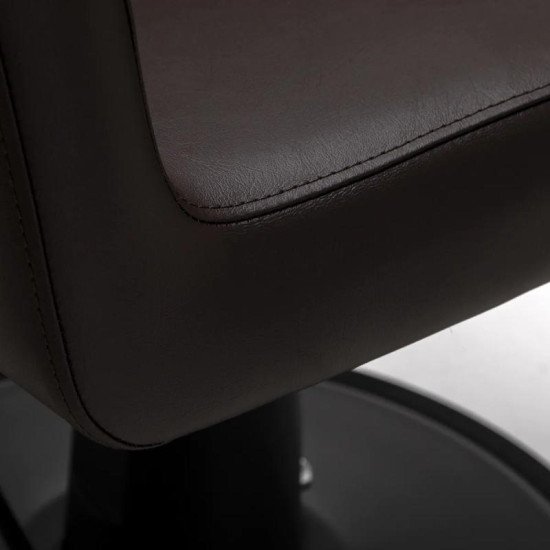 Kadernícké kreslo Gabbiano Lucca hnedé