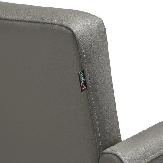 Kadernícke kreslo Gabbiano Mataro sivé