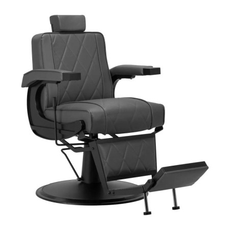 Barberské kreslo Hair System BM88066B šedé